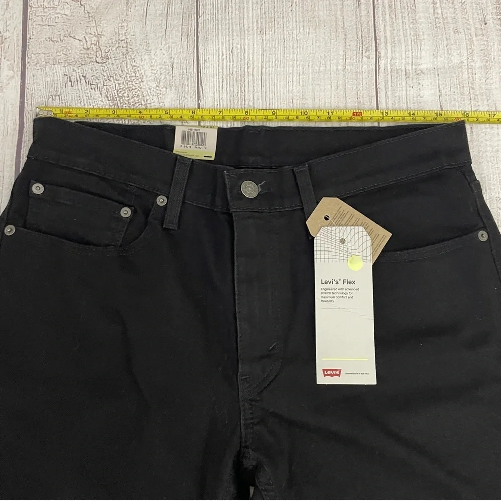 NWT LEVI’S Men’s Premium 511 Slim Fit Stretch Flex Black Jeans Size 32x32